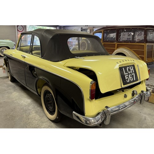 3 - 1957 Sunbeam Rapier Convertible ConversionRegistration number LCH 567Chassis number A3606311H0DHS0En... 