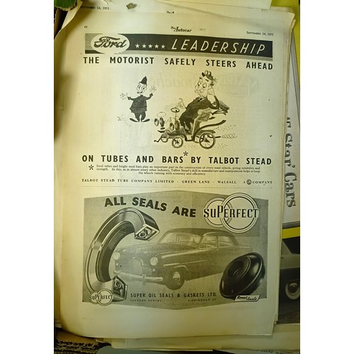 10 - A group of car brochures, booklets and ephemera, including Ford Zephyr Zodiac, Zephyr Six, Consul an... 