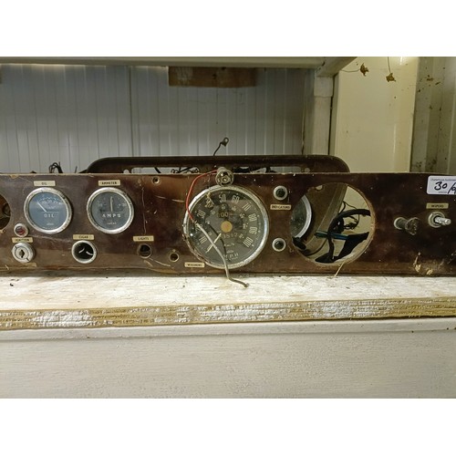 30 - A group of nine Rootes group dashes, with assorted dials (9)