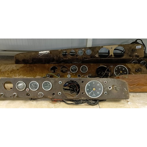 30 - A group of nine Rootes group dashes, with assorted dials (9)