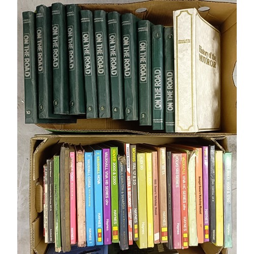 42 - Assorted motoring related books, including Cars of the Thirties and Forties, Cars of the Fifties and... 