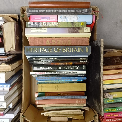 42 - Assorted motoring related books, including Cars of the Thirties and Forties, Cars of the Fifties and... 