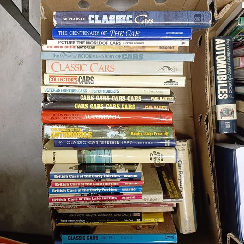 42 - Assorted motoring related books, including Cars of the Thirties and Forties, Cars of the Fifties and... 