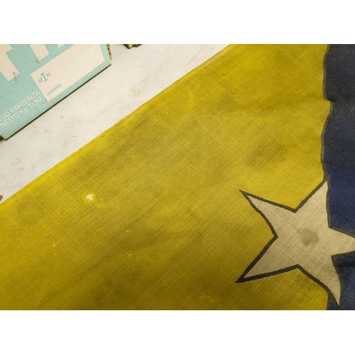59 - A rare Ford flag, The New Consul, Zephyr, Zodiac, approx. 180 cm wide