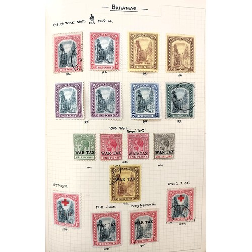 200 - A collection of Commonwealth Caribbean stamps, QV onwards, including Antigua, Bahamas, Barbados, Cay...