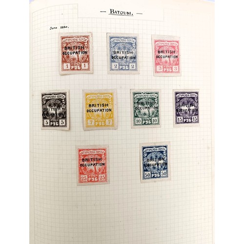 201 - A collection of Malta and other stamps, QVR onwards, including overprints, in an album...