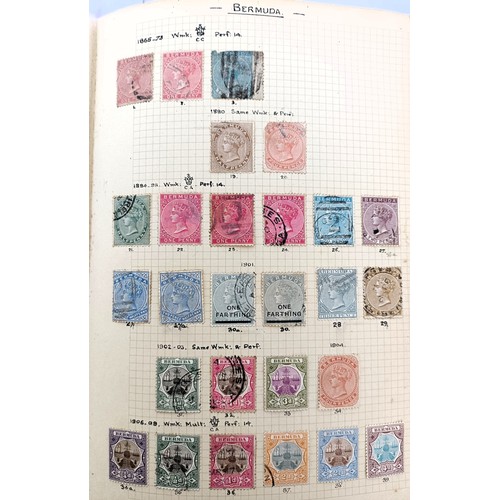 202 - A collection of Bermuda stamps, QV onwards, in an album...