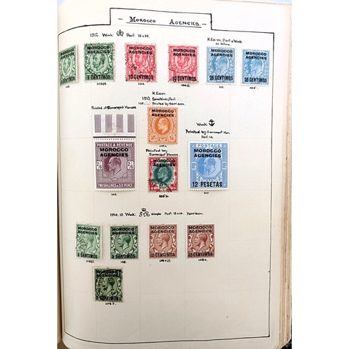 205 - A collection of Morocco Agencies overprinted stamps, QVR onwards, including mint and used Seahorses,...