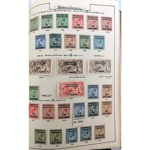 205 - A collection of Morocco Agencies overprinted stamps, QVR onwards, including mint and used Seahorses,...