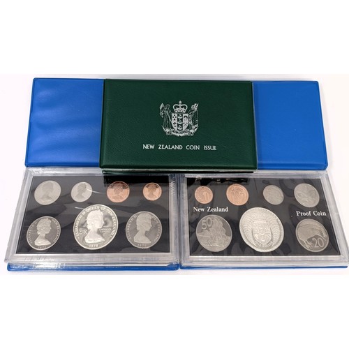 236 - Eleven New Zealand proof coin sets, 1973-1981 (1975/2 and 1976/2) (11)...