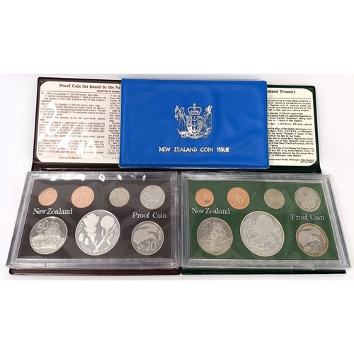 236 - Eleven New Zealand proof coin sets, 1973-1981 (1975/2 and 1976/2) (11)...