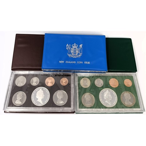 236 - Eleven New Zealand proof coin sets, 1973-1981 (1975/2 and 1976/2) (11)...