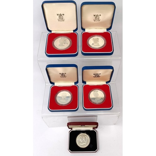 242 - A group of silver proof commemorative and other coins...