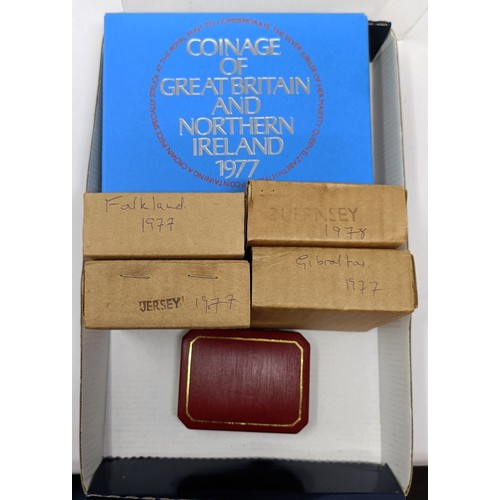242 - A group of silver proof commemorative and other coins...