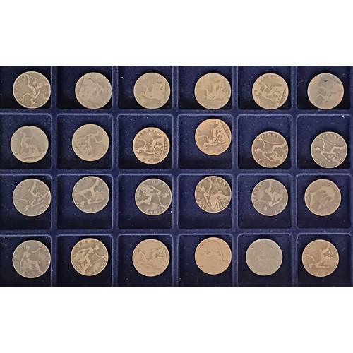 259 - A George V half crown, 1921, other half crowns, a crown, 1898, other assorted GB coins, a Netherland...