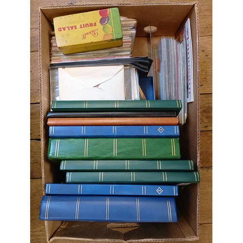 222 - A collection of Royal Mail Presentation packs and assorted other stamps, in albums and loose (box)...