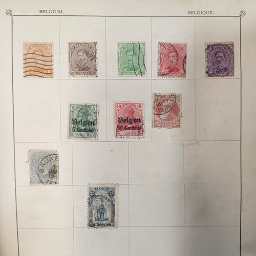 223 - Assorted stamps, loose and in albums, a three draw telescope, boxes and items (box)...