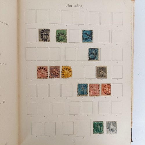224 - A group of GB and Commonwealth stamps, QV onwards, including a penny black, in an album, and another...