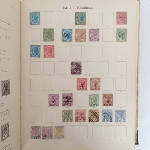 224 - A group of GB and Commonwealth stamps, QV onwards, including a penny black, in an album, and another...