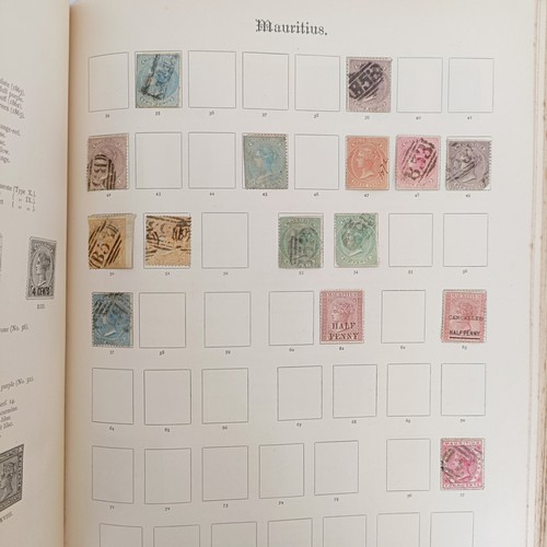 224 - A group of GB and Commonwealth stamps, QV onwards, including a penny black, in an album, and another...