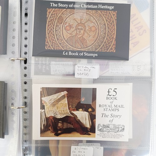 226 - A collection of Royal Mail Prestige booklets, 1980-2004, in an album...