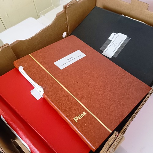 227 - Assorted stamps, QV onwards, including commemoratives and Machins, in eight albums, and a group of s...