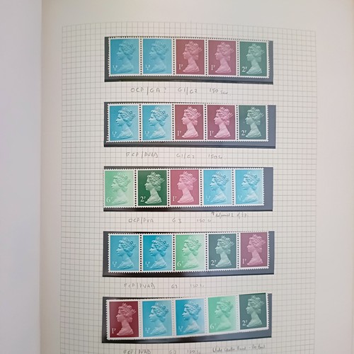227 - Assorted stamps, QV onwards, including commemoratives and Machins, in eight albums, and a group of s...