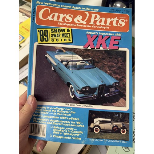 46 - Assorted car related books, magazines and ephemera, including The Edsel Affair, American Cars, Ameri... 