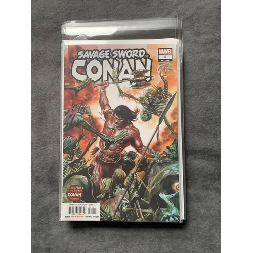 12 - Marvel, Savage Sword Conan  (10 issues in this lot)Marvel, Savage Sword Conan 2019 issues 1, 2, 3, 4... 