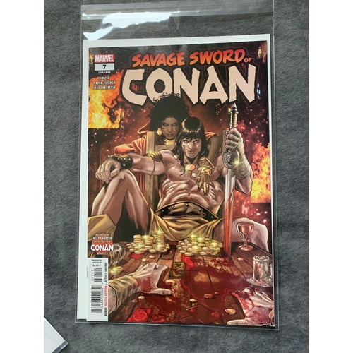 12 - Marvel, Savage Sword Conan  (10 issues in this lot)Marvel, Savage Sword Conan 2019 issues 1, 2, 3, 4... 