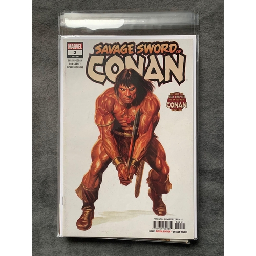 12 - Marvel, Savage Sword Conan  (10 issues in this lot)Marvel, Savage Sword Conan 2019 issues 1, 2, 3, 4... 