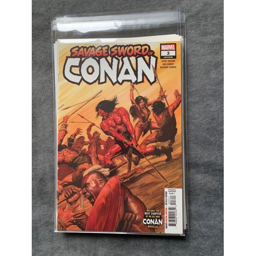 12 - Marvel, Savage Sword Conan  (10 issues in this lot)Marvel, Savage Sword Conan 2019 issues 1, 2, 3, 4... 