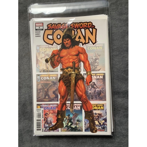 12 - Marvel, Savage Sword Conan  (10 issues in this lot)Marvel, Savage Sword Conan 2019 issues 1, 2, 3, 4... 