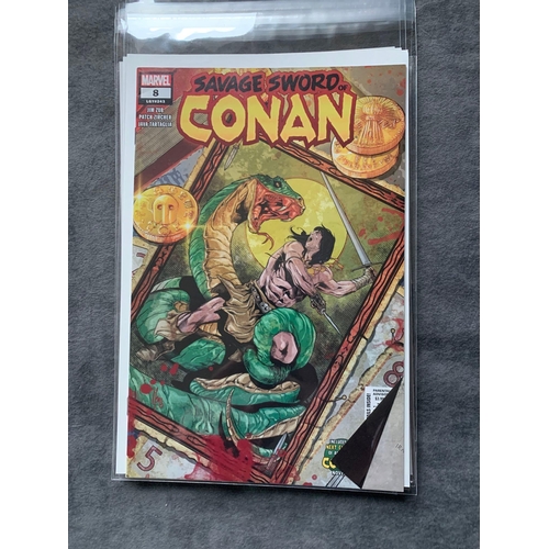 12 - Marvel, Savage Sword Conan  (10 issues in this lot)Marvel, Savage Sword Conan 2019 issues 1, 2, 3, 4... 