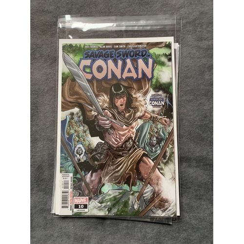 12 - Marvel, Savage Sword Conan  (10 issues in this lot)Marvel, Savage Sword Conan 2019 issues 1, 2, 3, 4... 