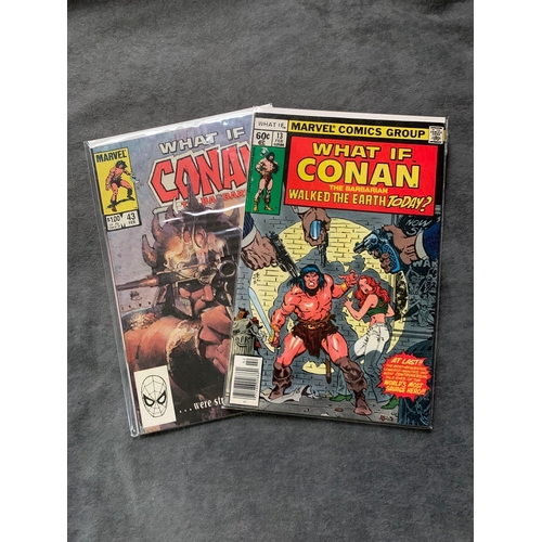 19 - Marvel What If, Conan the barbarian. (2 issues in this lot)Marvel What If, Conan the barbarian issue... 