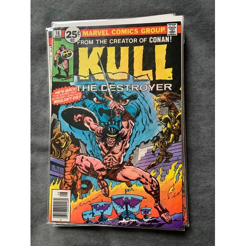 23 - Marvel, Kull (7 issues in this lot)Marvel, Kull 1973 - 1977 issues 10, 16, 18, 19, 22, 23, 24,