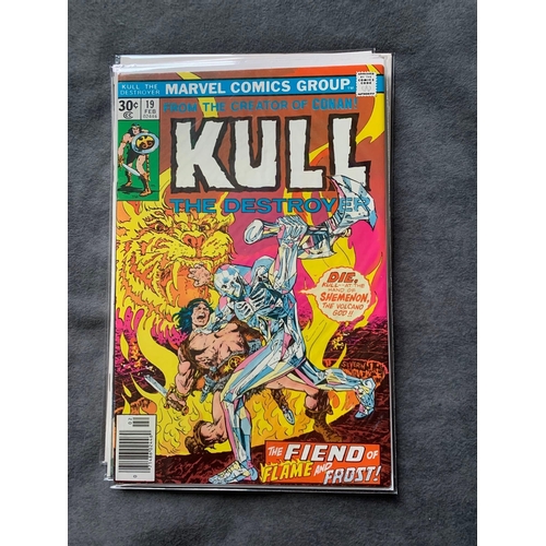 23 - Marvel, Kull (7 issues in this lot)Marvel, Kull 1973 - 1977 issues 10, 16, 18, 19, 22, 23, 24,