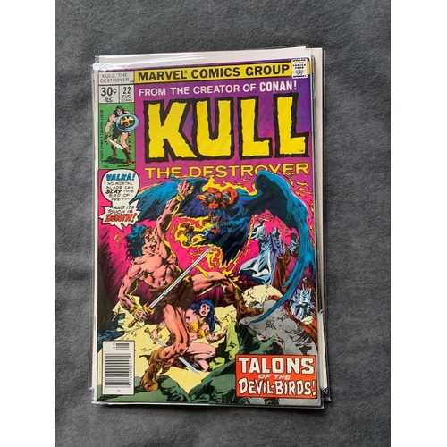 23 - Marvel, Kull (7 issues in this lot)Marvel, Kull 1973 - 1977 issues 10, 16, 18, 19, 22, 23, 24,