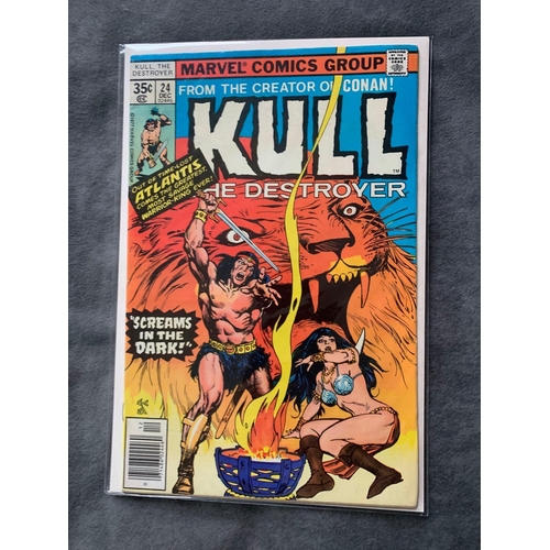 23 - Marvel, Kull (7 issues in this lot)Marvel, Kull 1973 - 1977 issues 10, 16, 18, 19, 22, 23, 24,