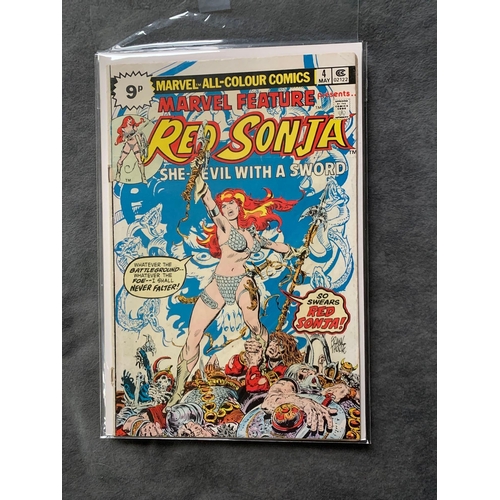 24 - Marvel, Red Sonia She Devil with a Sword (6 issues in this lot)1976-1979 issues 2, 4, 6, 7, 13, 14