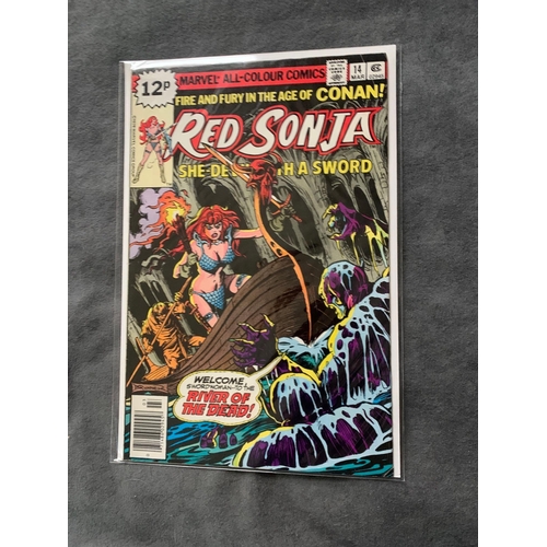 24 - Marvel, Red Sonia She Devil with a Sword (6 issues in this lot)1976-1979 issues 2, 4, 6, 7, 13, 14