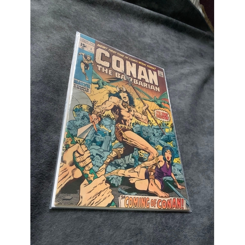 25 - Marvel, Key Issue Conan The Barbarian issue 1 Rare Issue 1 Conan the Barbarian, the coming of Conan.... 