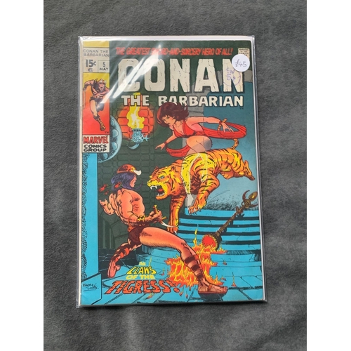 28 - Marvel, Conan the Barbarian. issue 5conan the barbarian, issue 5 The Claws of the Tigress 1971 marve... 