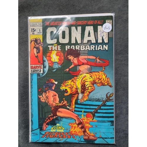 28 - Marvel, Conan the Barbarian. issue 5conan the barbarian, issue 5 The Claws of the Tigress 1971 marve... 