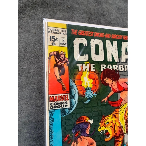 28 - Marvel, Conan the Barbarian. issue 5conan the barbarian, issue 5 The Claws of the Tigress 1971 marve... 