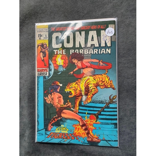 28 - Marvel, Conan the Barbarian. issue 5conan the barbarian, issue 5 The Claws of the Tigress 1971 marve... 