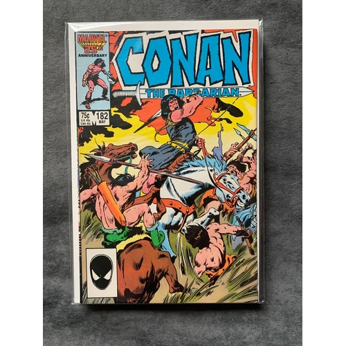 33 - Marvel, Conan The Barbarian (7 issues in this lot) Conan the barbarian issues 182, 186, 187, 188, 18... 