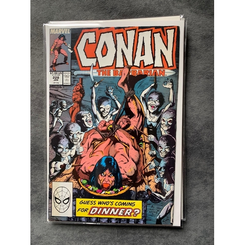 34 - Marvel, Conan The Barbarian (7 issues in this lot) Issues 201, 203, 228, 229, 230, 231, 247