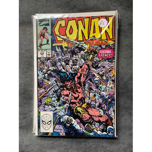 34 - Marvel, Conan The Barbarian (7 issues in this lot) Issues 201, 203, 228, 229, 230, 231, 247